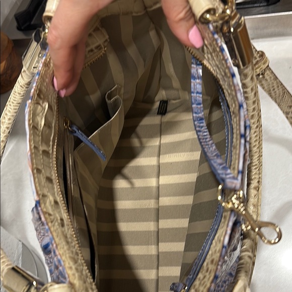 Brahmin Duxbury Satchel - Washed Indigo Ipanema - FLAWLESS Like New Condition - Picture 10 of 12